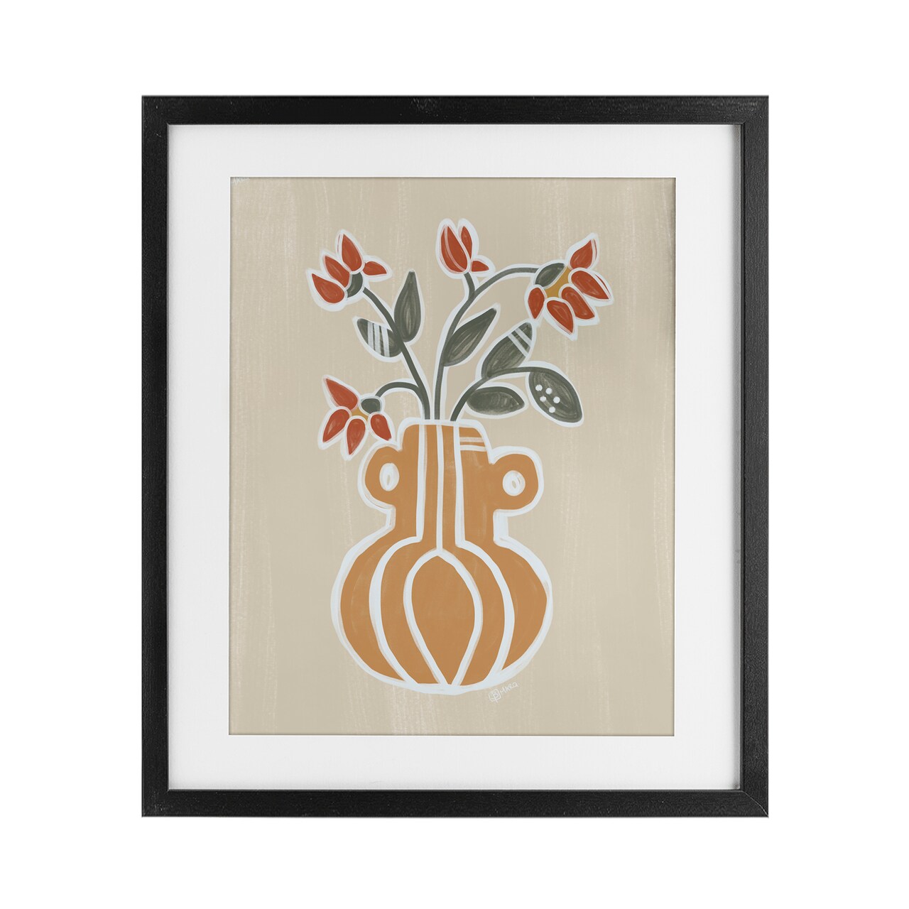 Stupell Industries Sabrina Flower Bouquet Framed Print Under Glass, design by Beki Marquardt